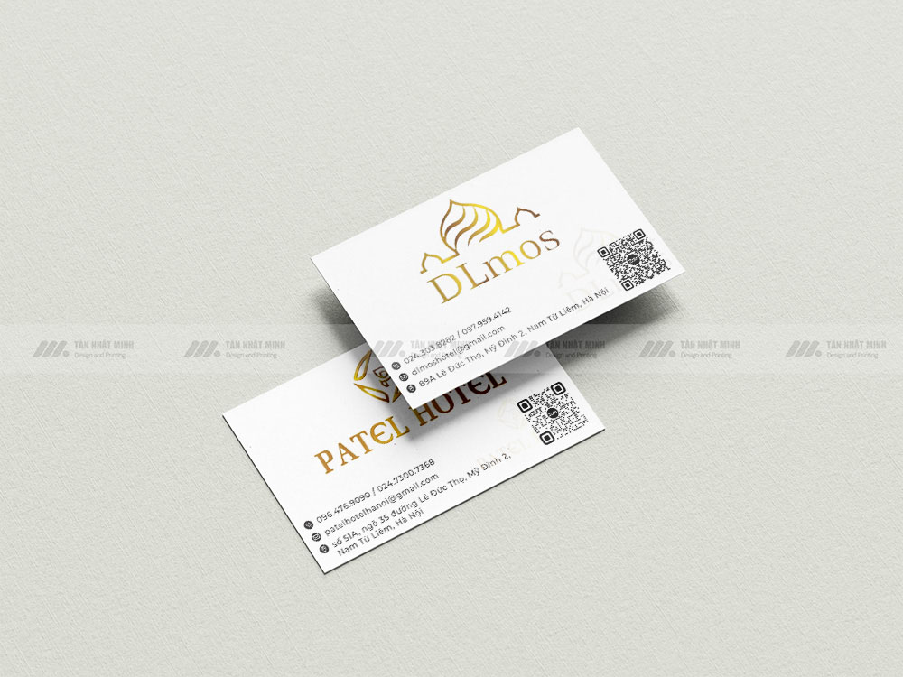 Card visit Khách Sạn Patel