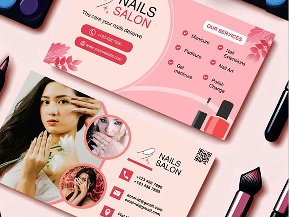 Mẫu card visit nail đẹp