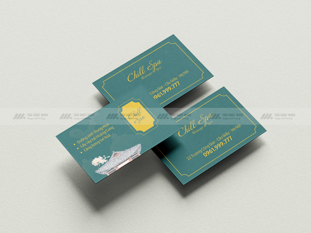 Mẫu Card Visit Spa Tinh Tế