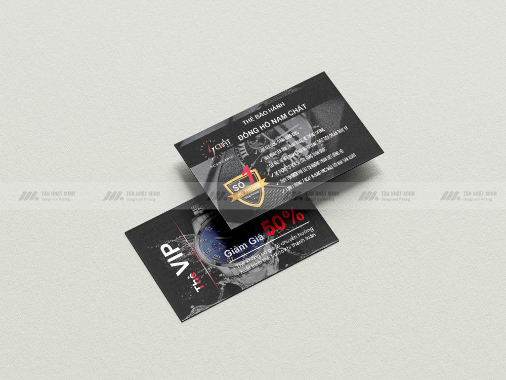 Mẫu Card Visit Độc Đáo Dành Cho Cửa Hàng Đồng Hồ