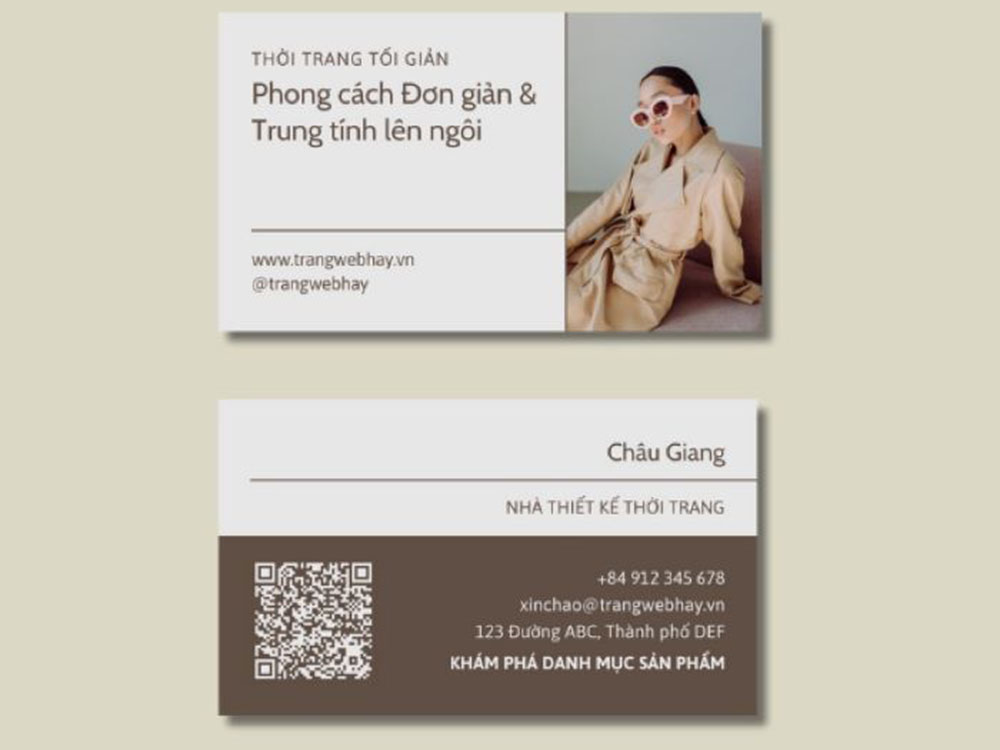 Card Visit Thời Trang Là Gì?