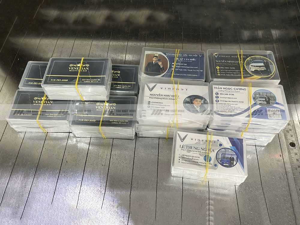 Dịch vụ in card visit lấy ngay tại Tân Nhật Minh