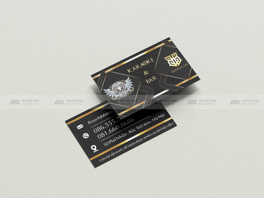 Mẫu Card Visit Karaoke Đẹp