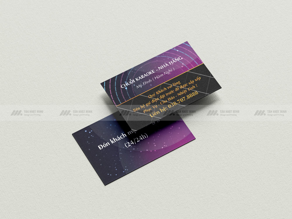 Mẫu Card Visit Karaoke Đẹp