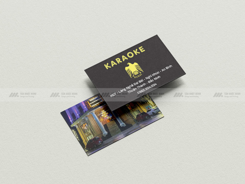 Mẫu Card Visit Karaoke Đẹp
